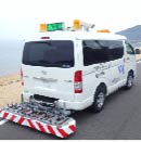 写真:路面下空洞探査車